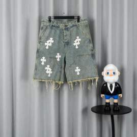 Picture of Chrome Hearts Jeans Short _SKUChromeHeartsS-XLaztx638860